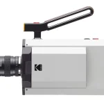 camara super 8 blanca de perfil